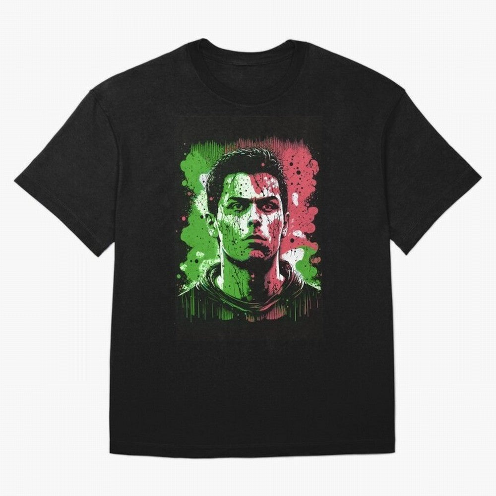 Cristiano Ronaldo Oversized T-Shirt Remember FIFA World Cup 2026 USA Canada Mexico for Fans of Haaland and Mbappe and Argentina, France and Brazil, Bringing Global Supporter Spirit, Legendary Goals, National Colors and Tournament Celebration;