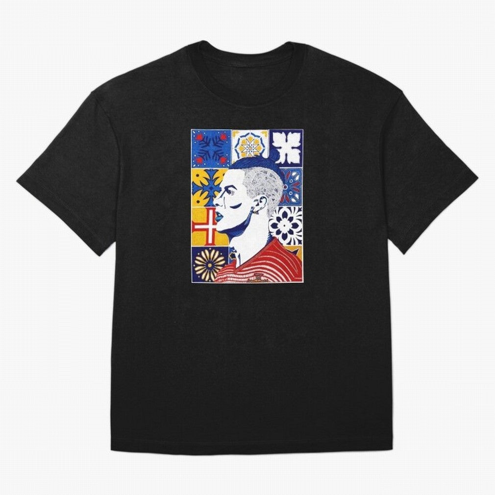 Cristiano Ronaldo Azulejos Oversized T-Shirt Relive FIFA World Cup 2026 USA Canada Mexico Inspired by Haaland, Spain and Netherlands Energy, Goal Celebration Energy, Supporter Heritage, Football Icons and Worldwide Tournament Joy; Ideal for