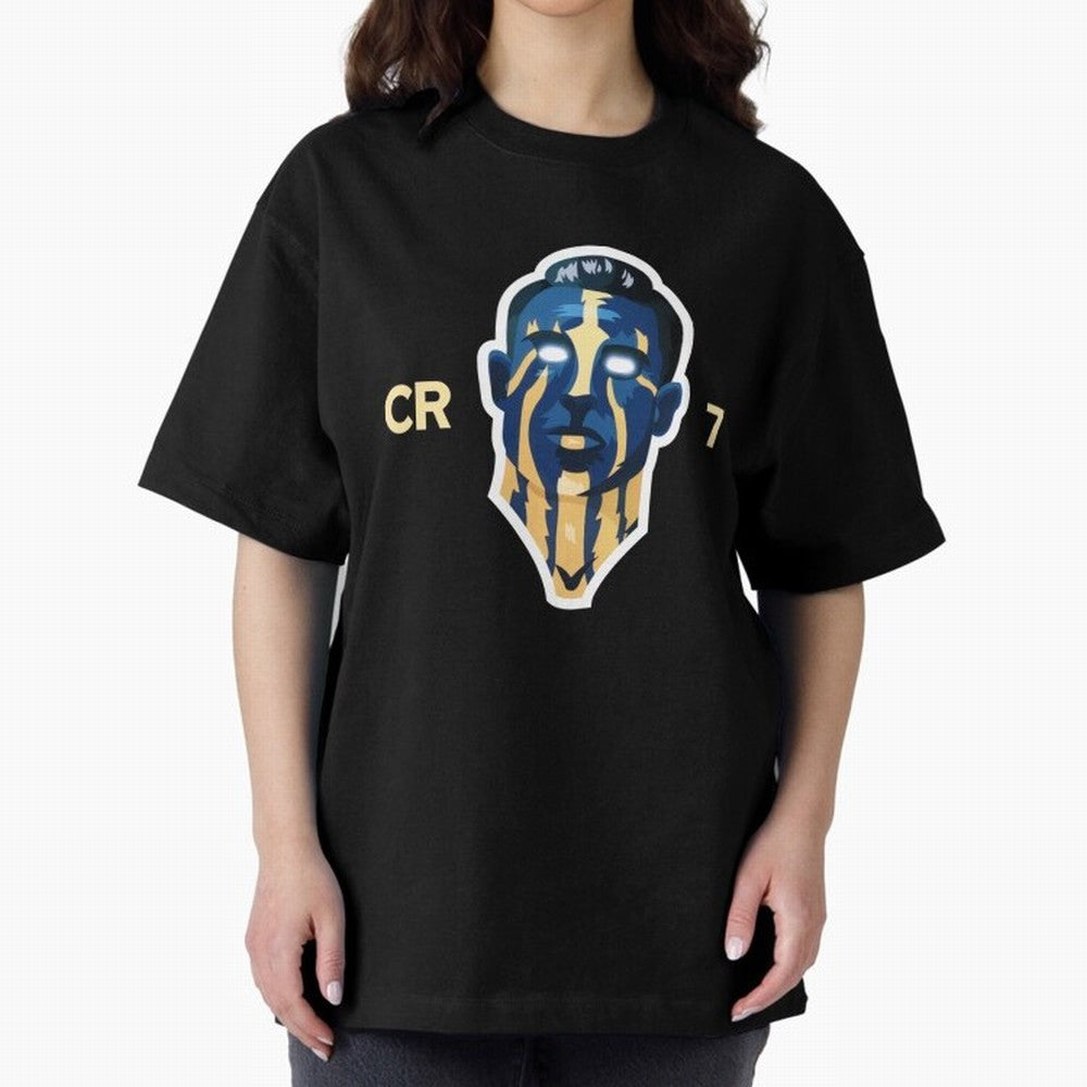 Cristiano Ronaldo Oversized T-Shirt Live for the Drama of Match Day Hype around FIFA World Cup 2026 Group Stage, Mbappe, England, France and Netherlands, Classic Soccer Heritage, Championship Pressure, Fan Loyalty and International Pride; Perfect