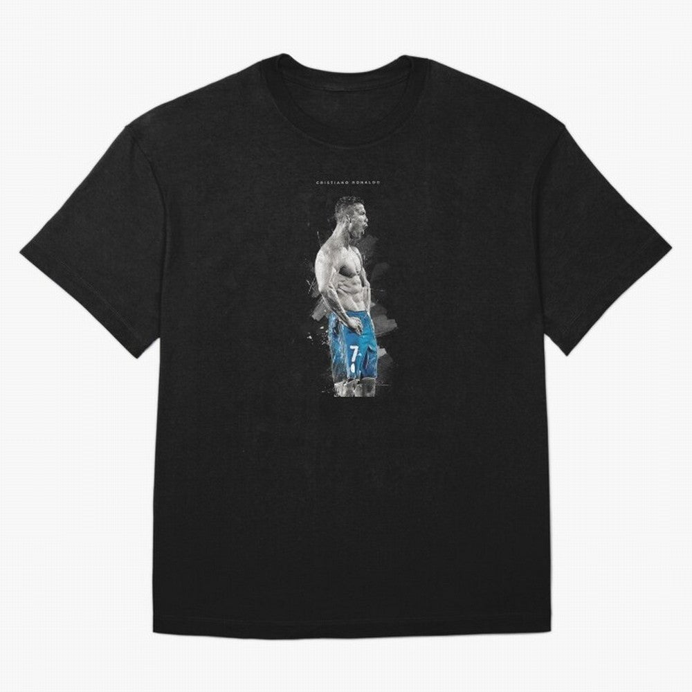 Cristiano Ronaldo Oversized T-Shirt Feel the Heartbeat of Global Football Passion for FIFA World Cup 2026 Group Stage, Centered on CR7 and Messi, England, Football Festival Excitement, Trophy Ambitions, Country Rivalries and Star Player Buzz; Ideal