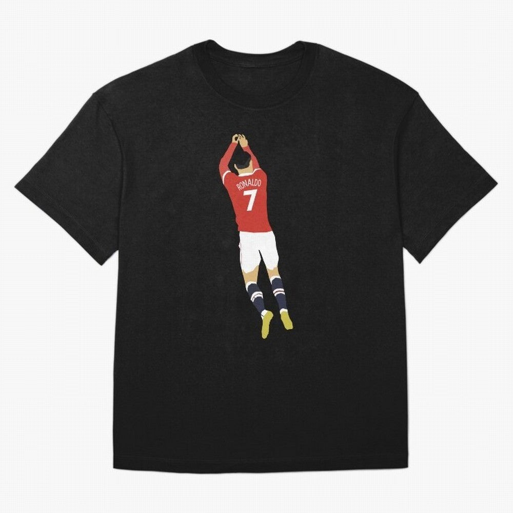 Cristiano Ronaldo Oversized T-Shirt Feel Global Football Passion for FIFA World Cup 2026 USA Canada Mexico, Featuring CR7 and Messi, France and Portugal, Football Festival Excitement, Trophy Ambitions, Country Rivalries and Star Player Buzz; Great