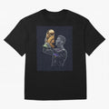 Digital Football Oversized T-Shirt Bring Legendary Rivalry Energy to FIFA World Cup 2026 for Fans of CR7 and Germany, Bringing Vintage Soccer Flavor, Modern Football Stars, National Flags and Final Night Emotion; Ideal for Football Dads, Football