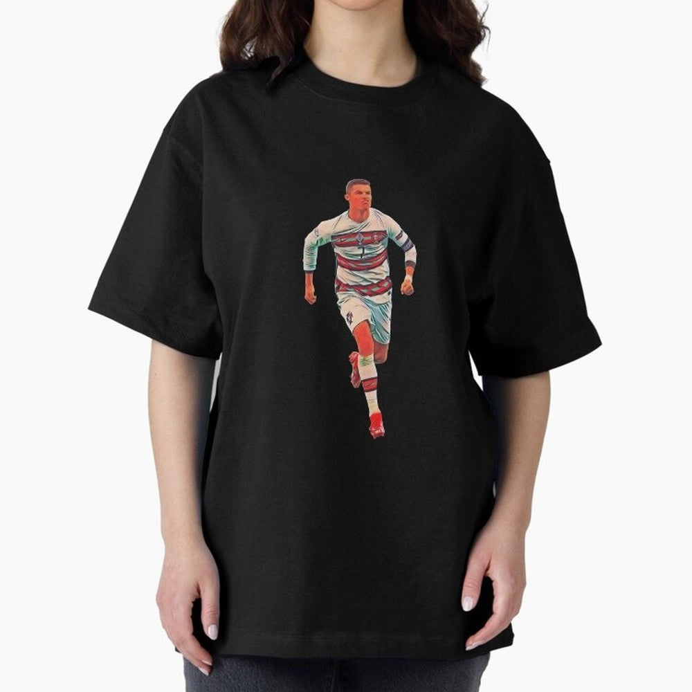 a gread celebration from the goat Oversized T-Shirt Follow the Final Road of Global Football Passion for FIFA World Cup 2026, Highlighting Mbappe and Neymar, Spain and Netherlands, Sports Nostalgia, International Competition, Famous Players and