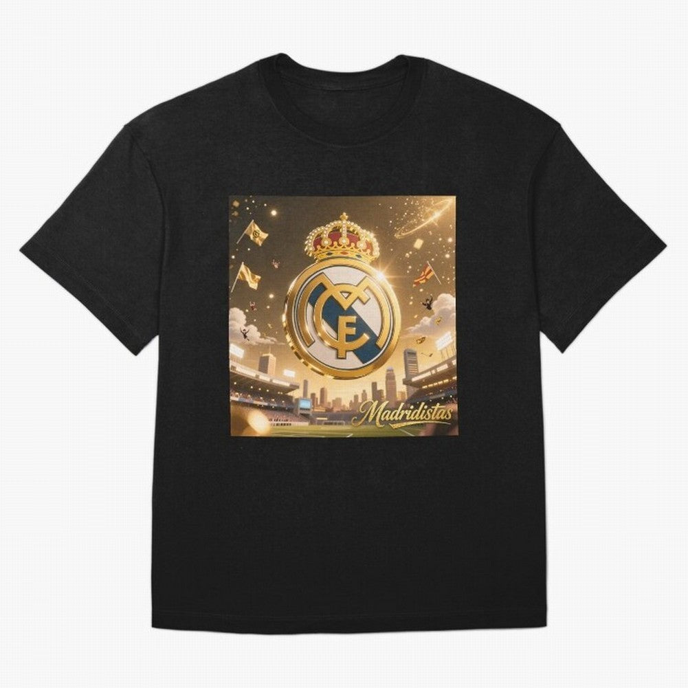Madridistas Oversized T-Shirt Live the Energy of FIFA World Cup 2026 Spirit, Celebrating Brazil, Portugal and Argentina, CR7, Football Passion, Legendary Performances, Festival Vibes and Supporter Community; Ideal for Passionate Fans Who Love