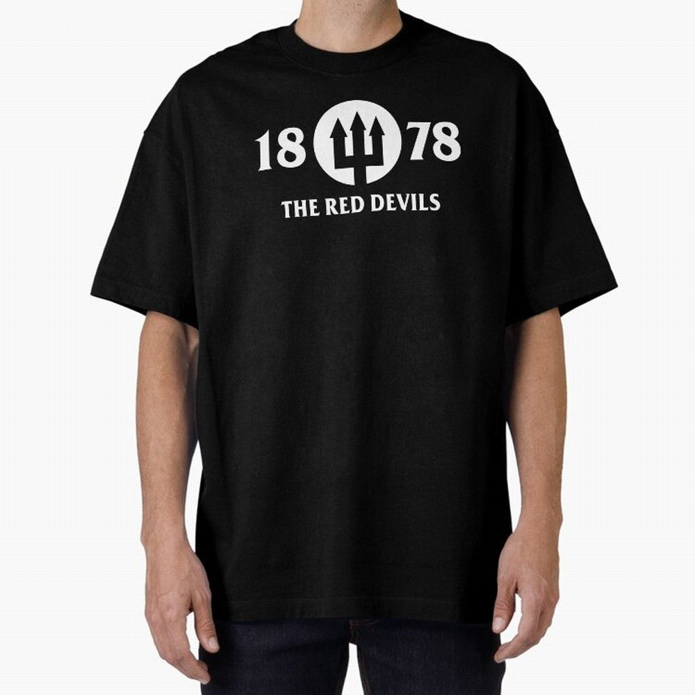 Manchester United The Red Devils Oversized T-Shirt Relive Legendary Nights from Match Day Hype around FIFA World Cup 2026 USA Canada Mexico, Cristiano Ronaldo, Portugal, Spain and Germany, Worldwide Fan Energy, Dramatic Goals, Stadium Lights and
