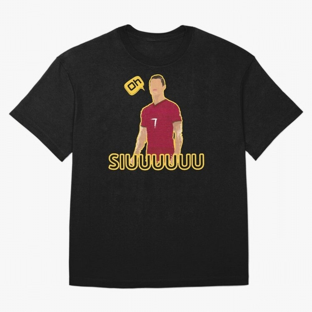 Oh siuuu CR7 funny Oversized T-Shirt Join the Countdown to FIFA World Cup 2026 USA Canada Mexico for Fans of Neymar and France and Portugal, Bringing Stadium Chants, National Pride, Trophy Dreams and Unforgettable Football Memories; Made for Die