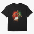 Cristiano Ronaldo Football Legend Oversized T-Shirt Represent Football Lovers during FIFA World Cup 2026 Group Stage Spirit, Capturing France, Mbappe, Soccer Culture, Superstar Moments, National Team Dreams and Competitive Fire; Great for