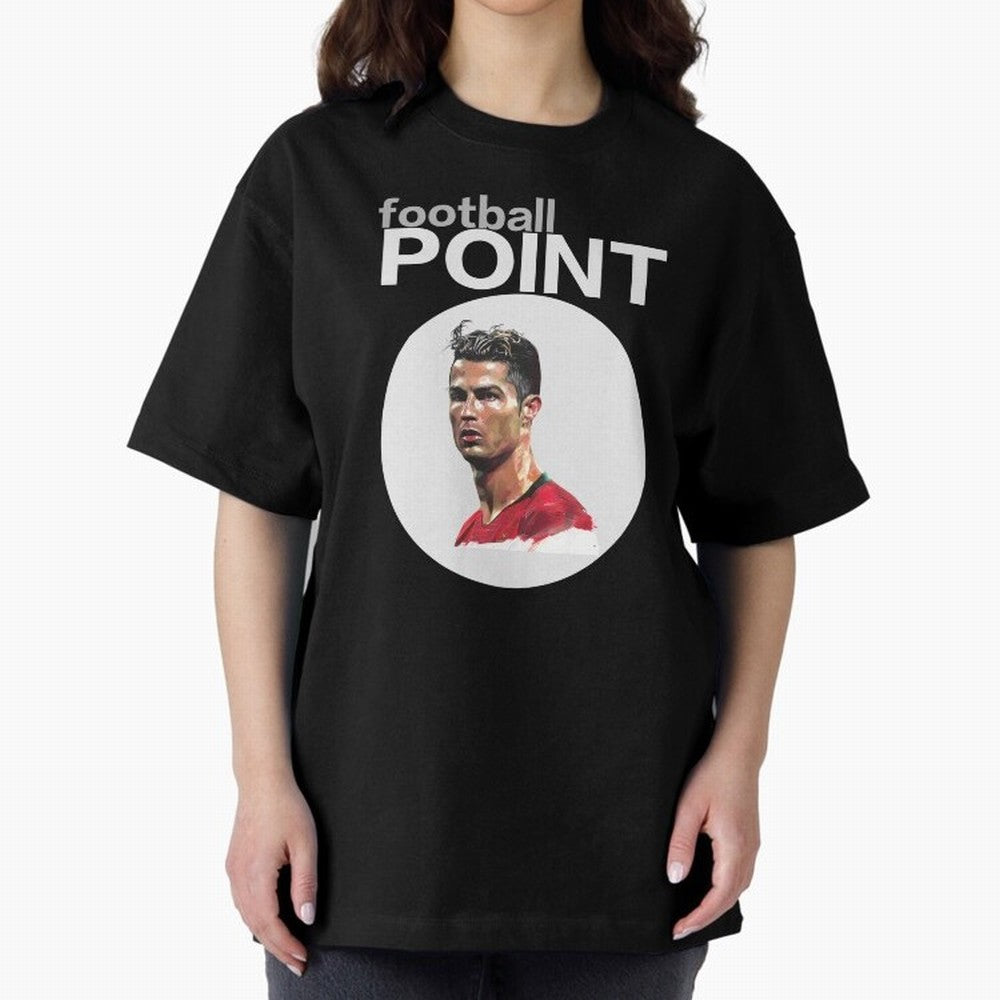 football POINT Oversized T-Shirt Carry National Pride through FIFA World Cup 2026 USA Canada Mexico Inspired by Haaland, Argentina, France and Brazil Energy, Retro Football Energy, Iconic Rivalries, Trophy Chase Drama and Stadium Atmosphere;