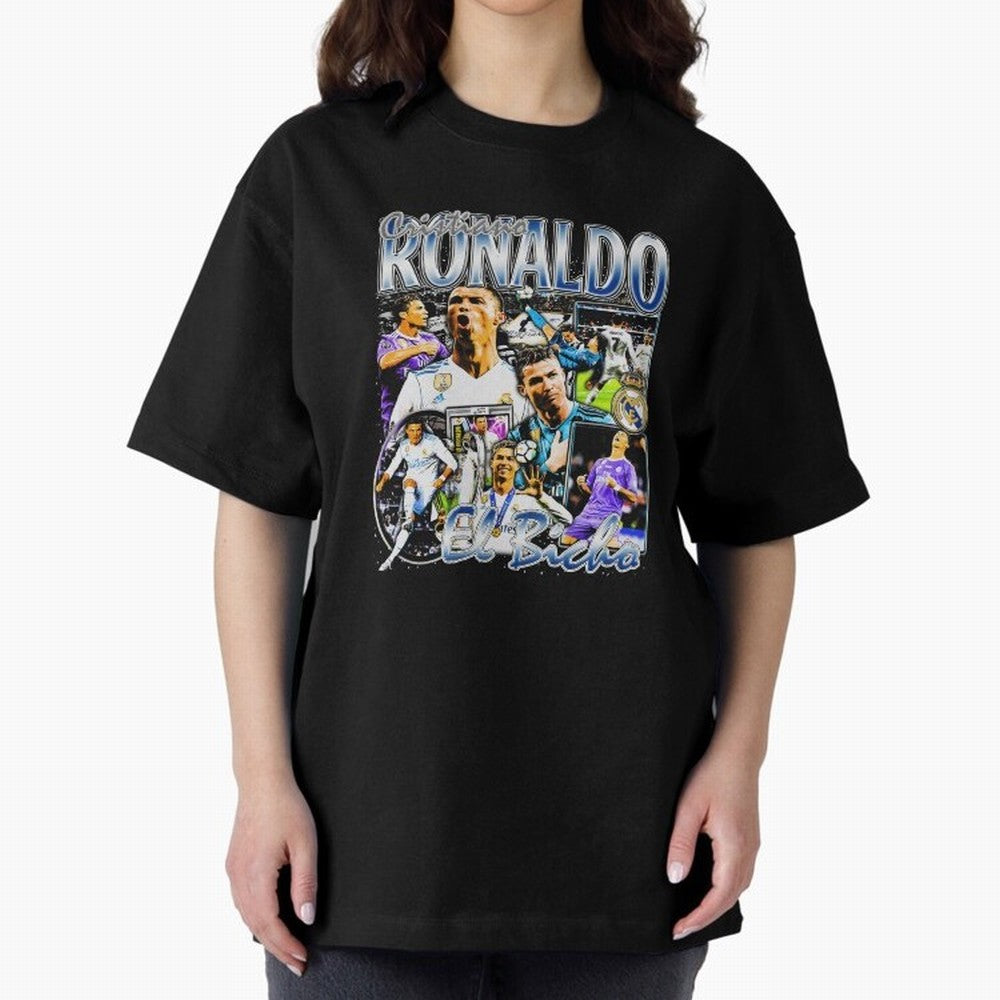 Cristiano Ronaldo El Bicho Oversized T-Shirt Remember FIFA World Cup 2026 USA Canada Mexico Filled with Mbappe and Neymar, Spain and Netherlands Energy, Match Day Excitement, Supporter Culture, Golden Goals and Global Football Passion; Perfect for