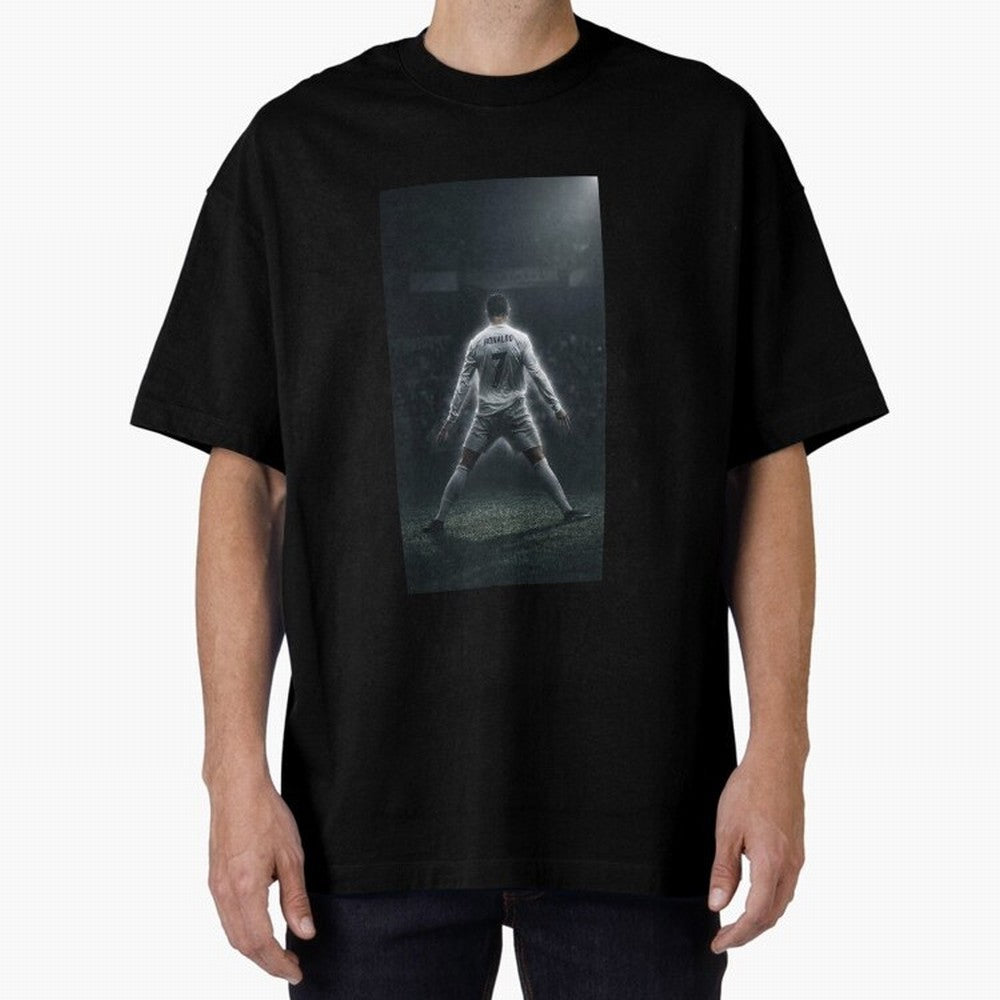 Cristiano Ronaldo Oversized T-Shirt Support Iconic Players in FIFA World Cup 2026 USA Canada Mexico Connected to Neymar, Brazil, Portugal and Argentina Energy, Soccer Culture, Superstar Moments, National Team Dreams and Competitive Fire; Ideal for