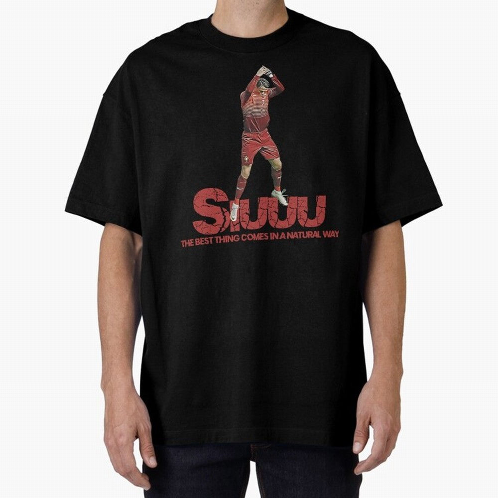 Cr7 Ronaldo Siuuu Oversized T-Shirt Show Fan Pride Across FIFA World Cup 2026 USA Canada Mexico Celebrating Messi, Neymar and Mbappe, Argentina, France and Brazil Energy, Football Passion, Legendary Performances, Festival Vibes and Supporter