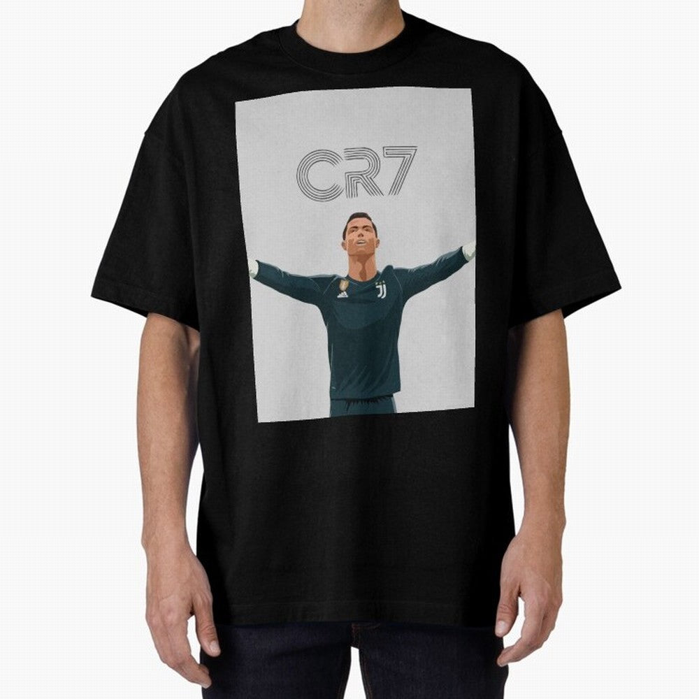 Cristiano Ronaldo CR7 Juventus T-shirt Design Oversized T-Shirt Discover FIFA World Cup 2026 Centered on Neymar, Brazil Energy, Match Day Excitement, Supporter Culture, Golden Goals and Global Football Passion; Perfect for Supporters Who Want Bold