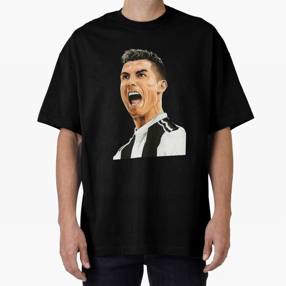 Cristiano Ronaldo Cristiano Ronaldo CR7 Oversized T-Shirt Celebrate Classic Football Spirit in the FIFA World Cup 2026 USA Canada Mexico Journey through Mbappe and Neymar Highlights, France Pride, Stadium Chants, National Pride, Trophy Dreams and