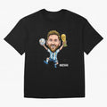 Messi Campion Oversized T-Shirt Feel the Heartbeat of FIFA World Cup 2026 Capturing Messi, Neymar and Mbappe, Germany Energy, Classic Soccer Heritage, Championship Pressure, Fan Loyalty and International Pride; Ideal for Fans Who Follow Messi,