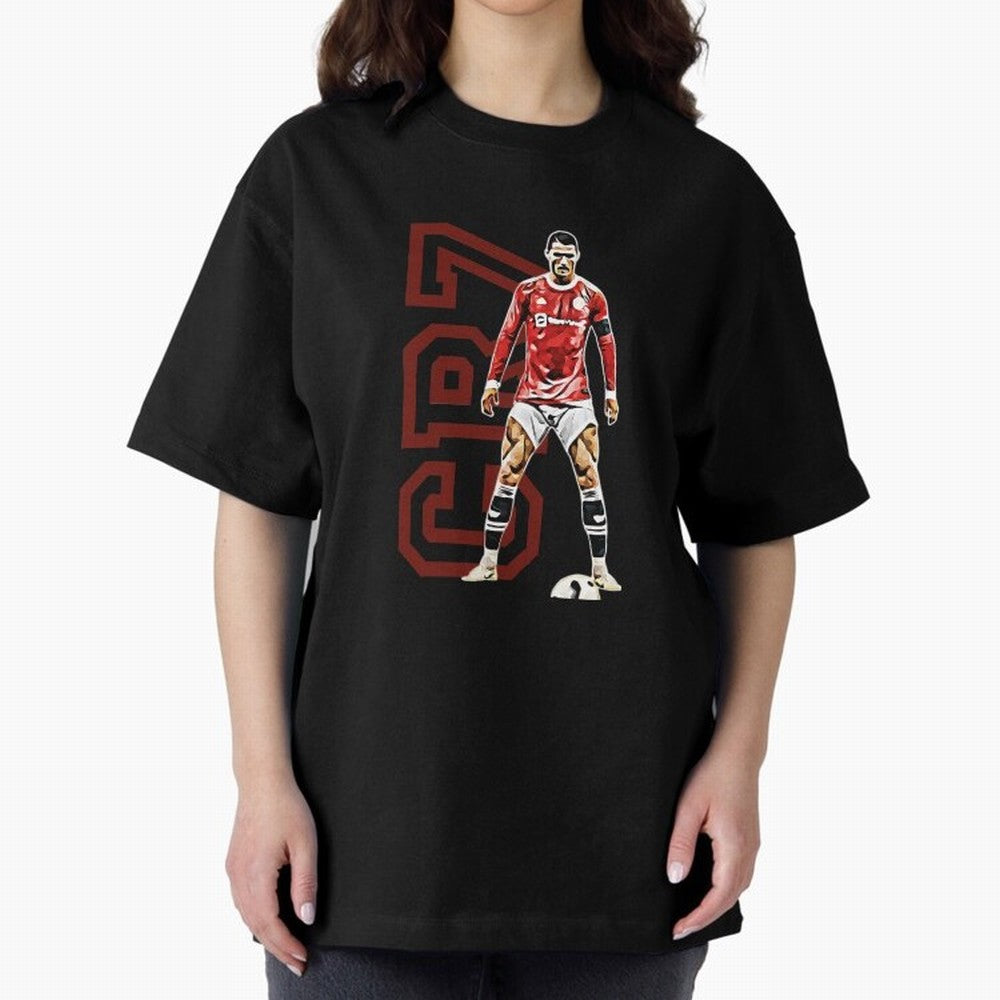 Cr7 Oversized T-Shirt Elevate the FIFA World Cup 2026 Group Stage Journey through Messi, Neymar and Mbappe Highlights, England Pride, Retro Football Energy, Iconic Rivalries, Trophy Chase Drama and Stadium Atmosphere; Made for Collectors Who Enjoy