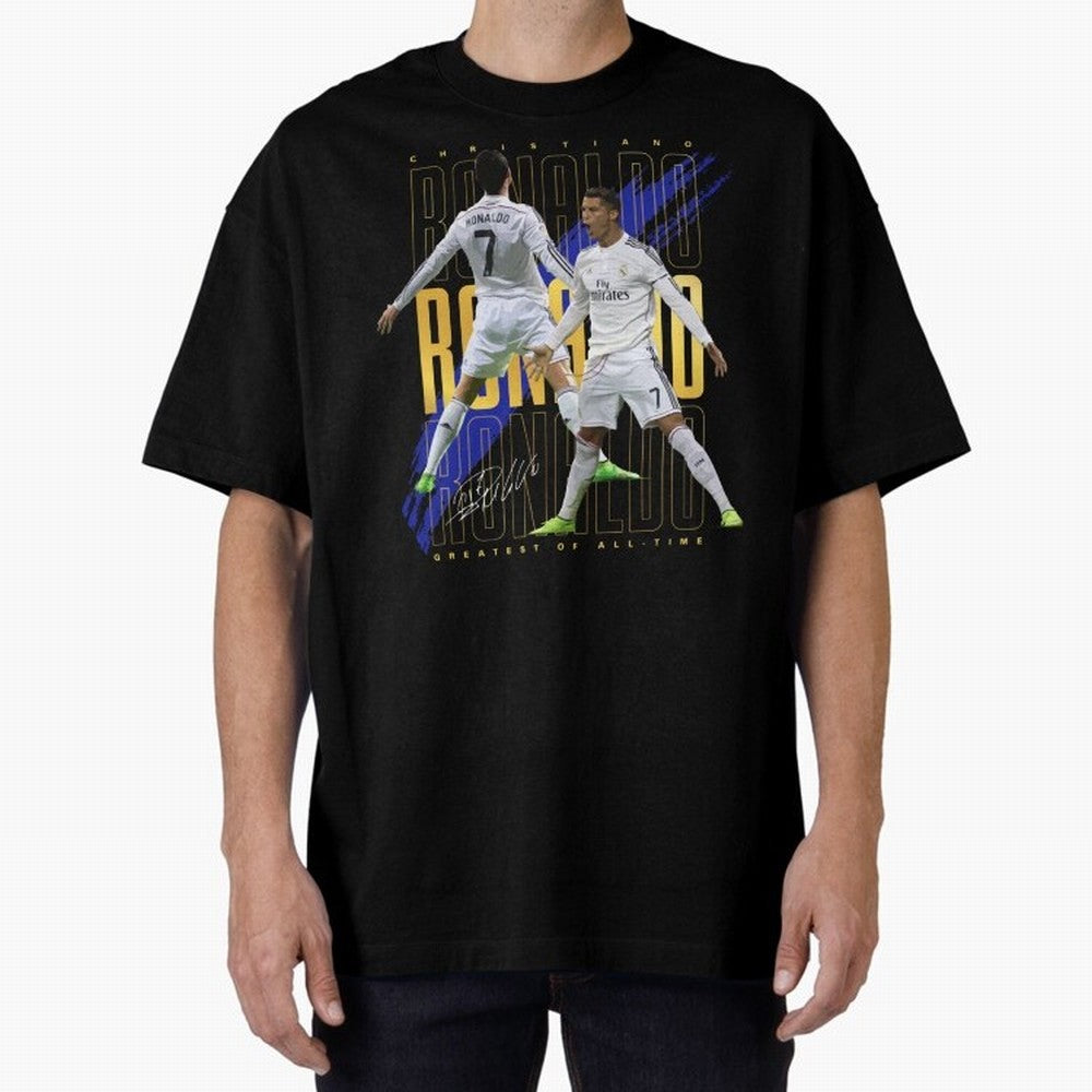 Cristiano Ronaldo Suuiii! Greatest Of All Time Oversized T-Shirt Bring a Champion Mindset to FIFA World Cup 2026 Inspired by Haaland and Mbappe, Argentina Energy, Football Passion, Legendary Performances, Festival Vibes and Supporter Community;