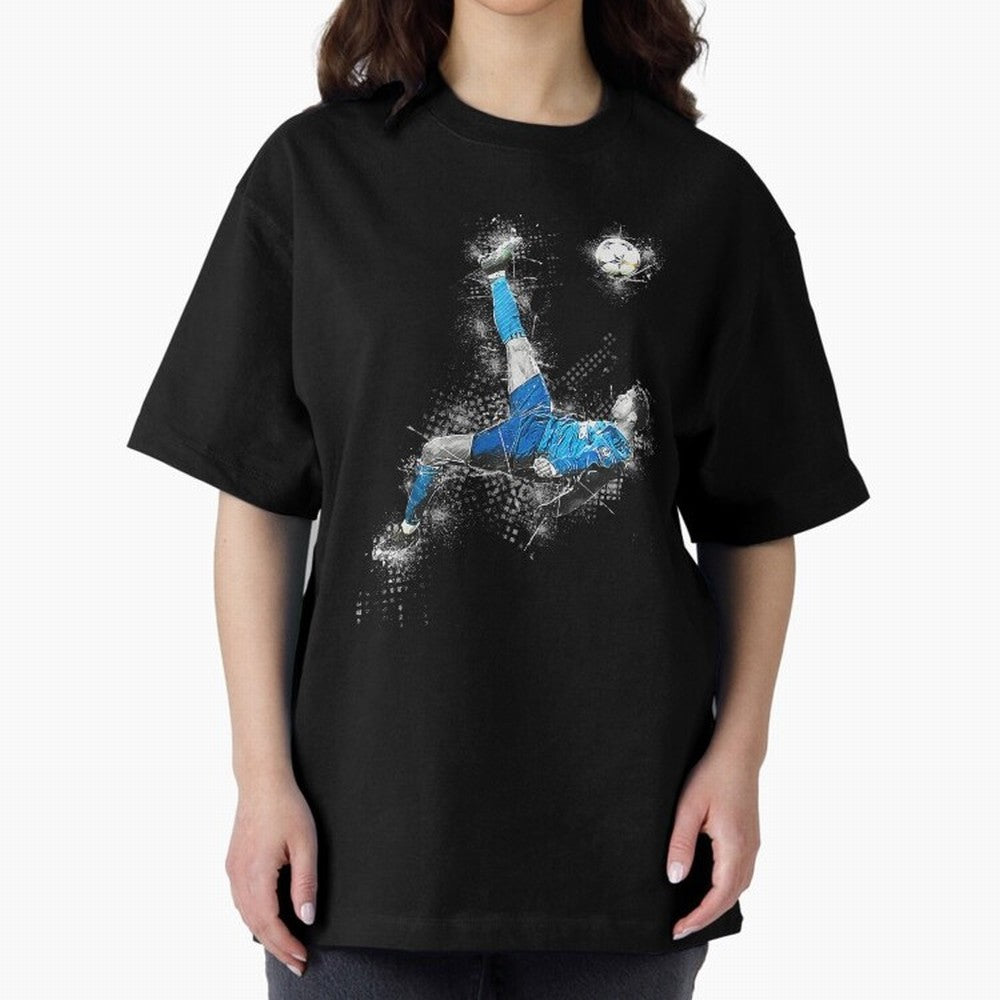 Cristiano Ronaldo Oversized T-Shirt Support Iconic Players in Global Football Passion for FIFA World Cup 2026 Group Stage, Capturing Neymar, Haaland and Cristiano Ronaldo, Netherlands, Global Supporter Spirit, Legendary Goals, National Colors and