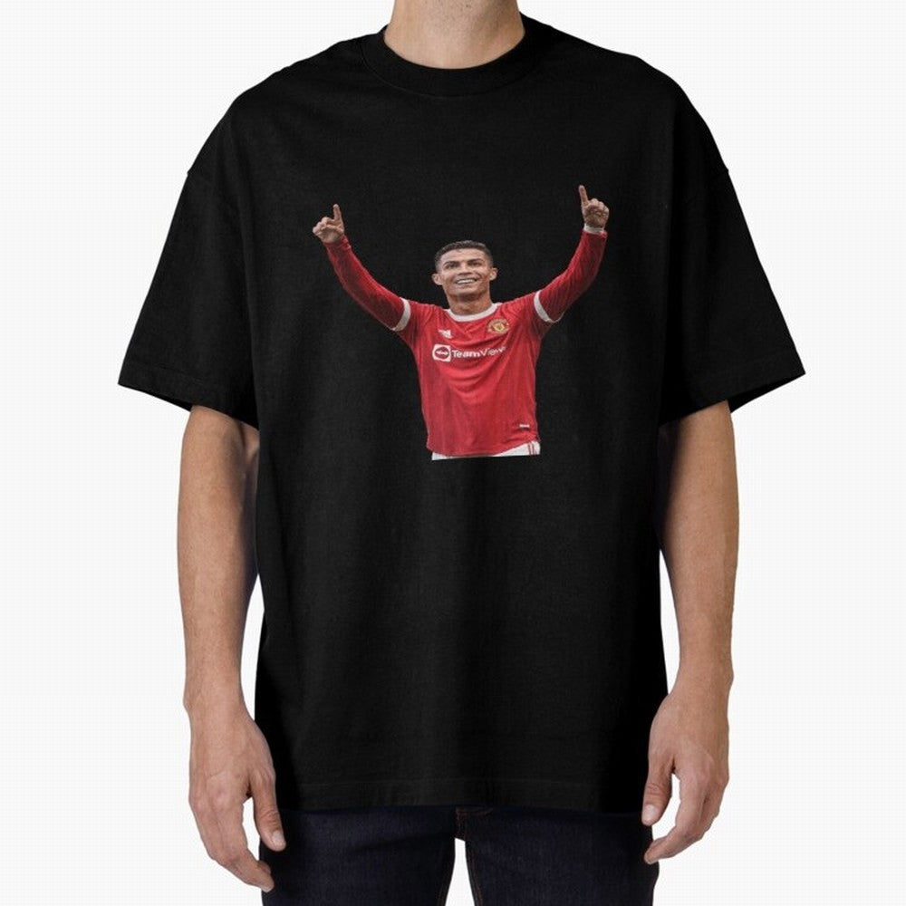 Crisitano Ronaldo Manchester United Oversized T-Shirt Carry National Pride through the FIFA World Cup 2026 USA Canada Mexico Journey through Mbappe Highlights, Argentina Pride, Global Supporter Spirit, Legendary Goals, National Colors and
