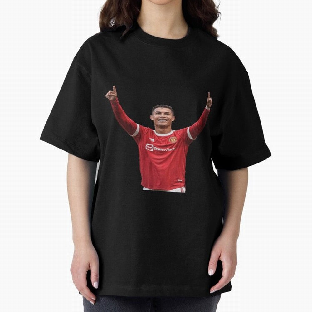 Crisitano Ronaldo Manchester United Oversized T-Shirt Carry National Pride through the FIFA World Cup 2026 USA Canada Mexico Journey through Mbappe Highlights, Argentina Pride, Global Supporter Spirit, Legendary Goals, National Colors and