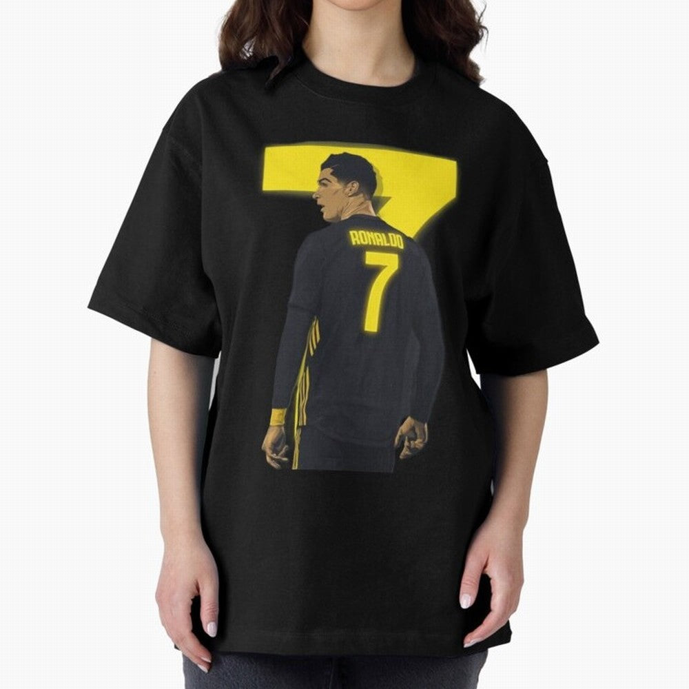 CR7 cristiano ronaldo logo Oversized T-Shirt Carry the Colors and Pride of FIFA World Cup 2026 USA Canada Mexico Connected to Mbappe and Neymar, Argentina Energy, Stadium Memories, Football Loyalty, International Chants and Championship Tradition;