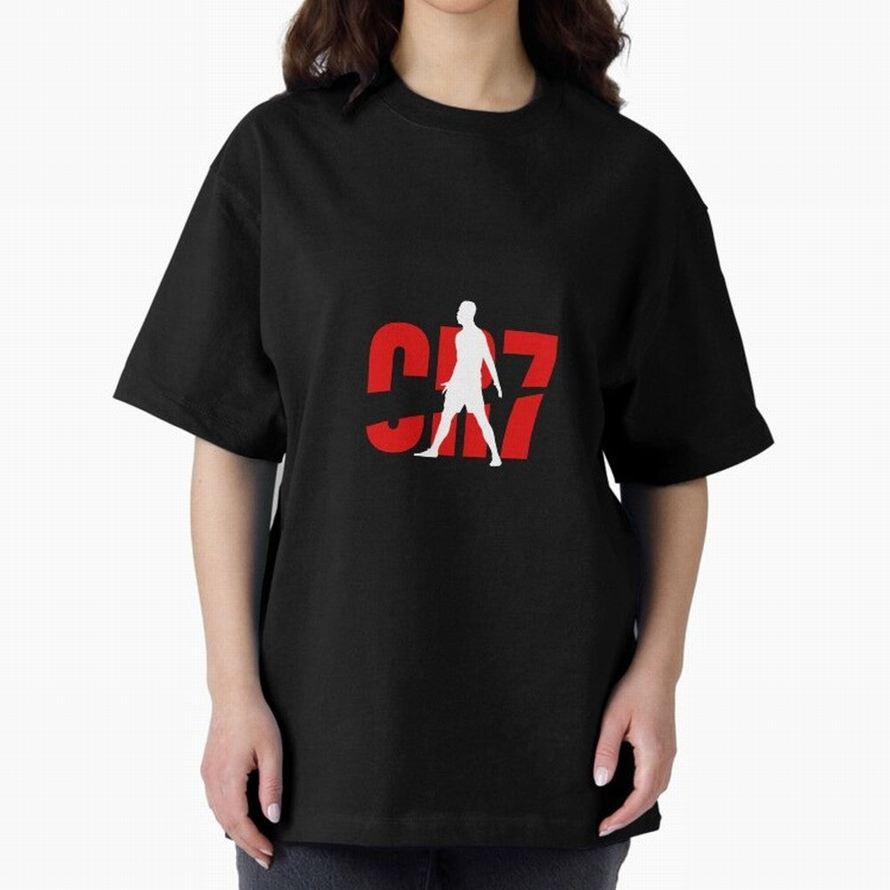 cristiano Ronaldo T-shirt Oversized T-Shirt Cheer for Global Football Passion for FIFA World Cup 2026 USA Canada Mexico, Driven by Cristiano Ronaldo, Spain, Retro Football Energy, Iconic Rivalries, Trophy Chase Drama and Stadium Atmosphere; Created