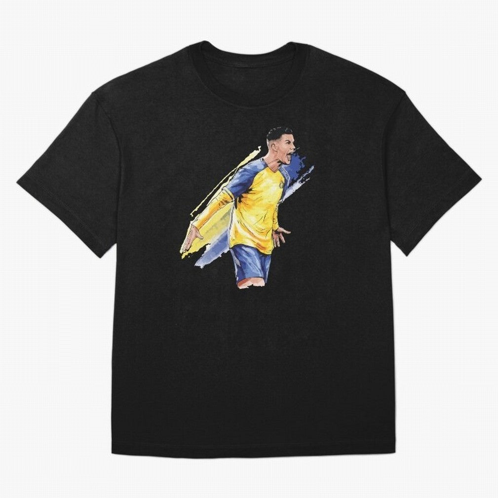 Ronaldo Al-Nassr 2022 Oversized T-Shirt Bring Retro Soccer Energy to the FIFA World Cup 2026 Group Stage Journey through Haaland and Mbappe Highlights, England and Germany Pride, Championship Spirit, Famous Goals, Roaring Crowds and International