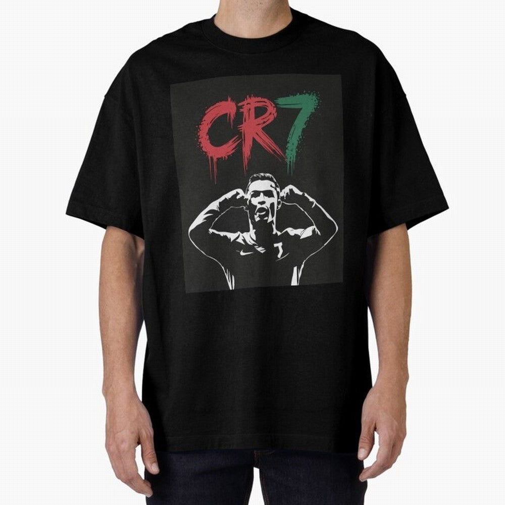 Cristiano Ronaldo CR7 T-shirt Design Oversized T-Shirt Share the Excitement of FIFA World Cup 2026 USA Canada Mexico Spirit, Featuring England, Neymar, Haaland and Cristiano Ronaldo, Soccer Culture, Superstar Moments, National Team Dreams and