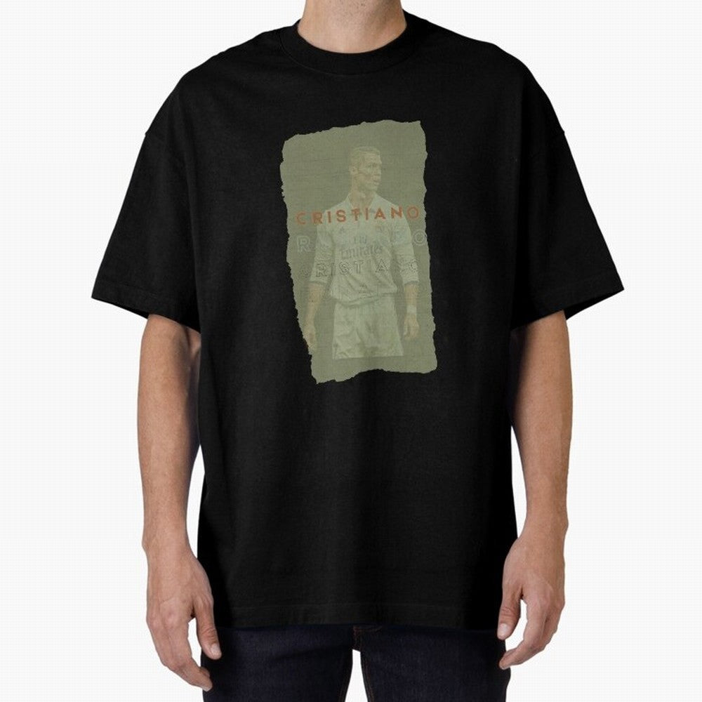 Classic Cristiano Ronaldo Oversized T-Shirt Bring Legendary Rivalry Energy to FIFA World Cup 2026 USA Canada Mexico for Fans of Haaland and Mbappe and England, Bringing Vintage Soccer Flavor, Modern Football Stars, National Flags and Final Night