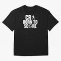 Cr7 Born To Score Oversized T-Shirt Fuel Your Fan Pride for FIFA World Cup 2026 Connected to CR7, Portugal Energy, Worldwide Fan Energy, Dramatic Goals, Stadium Lights and Championship Celebrations; Great for Watch Parties, Sports Bars, Family