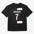 Ronaldo 7 Juventus 19-20 Retro Jersey Oversized T-Shirt Join Supporters Worldwide for Global Football Passion for FIFA World Cup 2026 Group Stage, Featuring Cristiano Ronaldo, Haaland and CR7, Spain, Stadium Chants, National Pride, Trophy Dreams