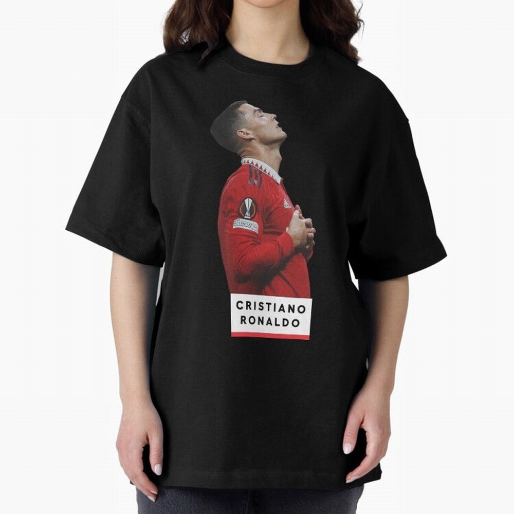 New Celebration Ronaldo Oversized T-Shirt Show Love for Legendary Goals in FIFA World Cup 2026 USA Canada Mexico for Fans of Messi and Cristiano Ronaldo and Argentina, France and Brazil, Bringing Tournament Hype, Historic Matchups, Family Viewing