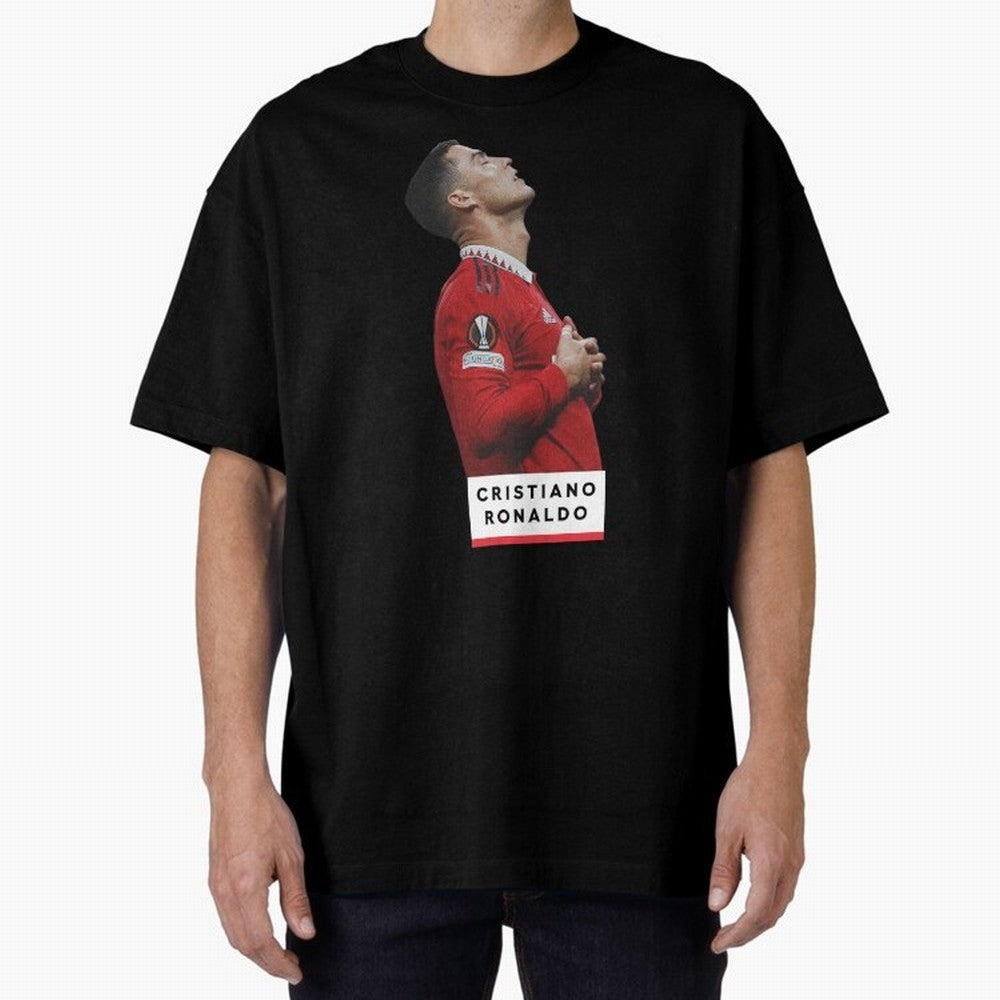 New Celebration Ronaldo Oversized T-Shirt Show Love for Legendary Goals in FIFA World Cup 2026 USA Canada Mexico for Fans of Messi and Cristiano Ronaldo and Argentina, France and Brazil, Bringing Tournament Hype, Historic Matchups, Family Viewing