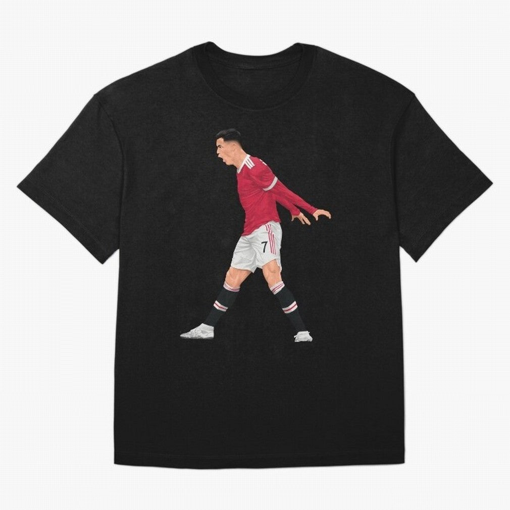Cristiano Ronaldo Celebration Oversized T-Shirt Feel the Heartbeat of the FIFA World Cup 2026 Group Stage Journey through Neymar Highlights, Spain and Netherlands Pride, Soccer Culture, Superstar Moments, National Team Dreams and Competitive Fire;