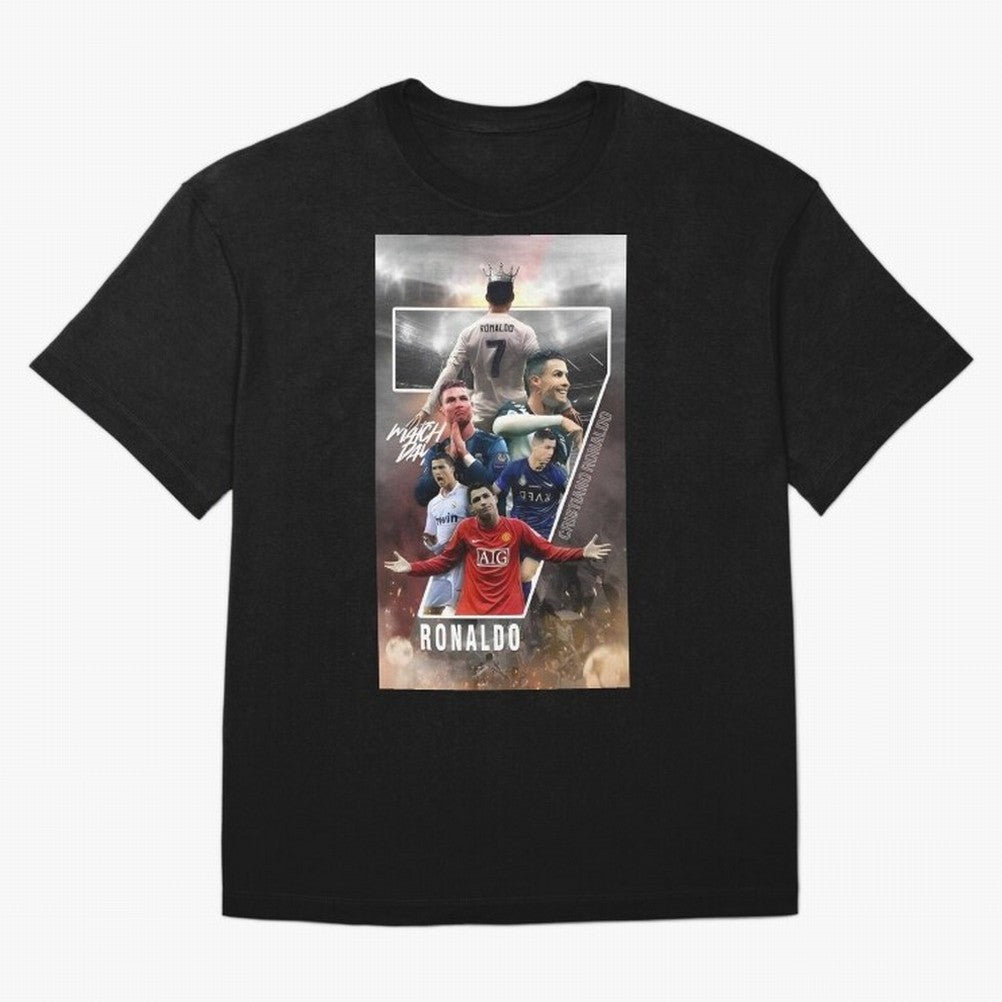 Cr7 wallpaper Oversized T-Shirt Step into Match Day Hype around FIFA World Cup 2026 USA Canada Mexico, Mbappe and Neymar, Brazil, Vintage Soccer Flavor, Modern Football Stars, National Flags and Final Night Emotion; Great for Watch Parties, Sports