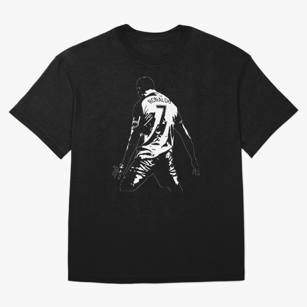 CRISTIANO RONALDO Oversized T-Shirt Follow Every Goal of Match Day Hype around FIFA World Cup 2026 Group Stage, Haaland and Mbappe, Portugal, Match Day Excitement, Supporter Culture, Golden Goals and Global Football Passion; Ideal for Passionate