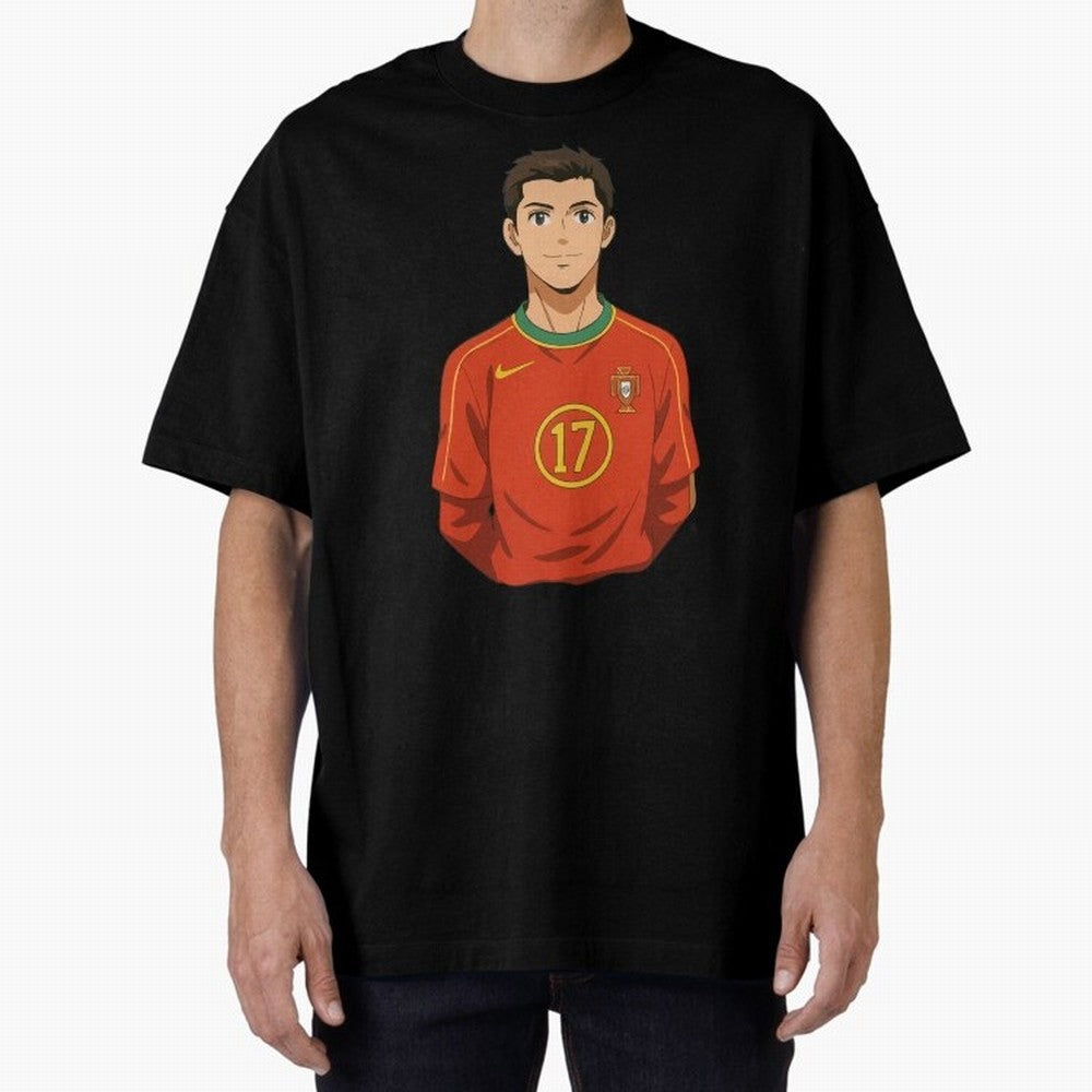 Ronaldo Oversized T-Shirt Make Every Kick Count in Match Day Hype around FIFA World Cup 2026 Group Stage, Mbappe and Neymar, Argentina, France and Brazil, Retro Football Energy, Iconic Rivalries, Trophy Chase Drama and Stadium Atmosphere; Perfect