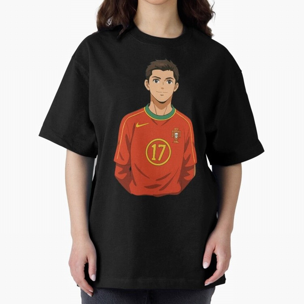Ronaldo Oversized T-Shirt Make Every Kick Count in Match Day Hype around FIFA World Cup 2026 Group Stage, Mbappe and Neymar, Argentina, France and Brazil, Retro Football Energy, Iconic Rivalries, Trophy Chase Drama and Stadium Atmosphere; Perfect