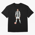 Ronaldo Stance Oversized T-Shirt Show Your Tournament Heart for FIFA World Cup 2026 USA Canada Mexico for Fans of Messi and Cristiano Ronaldo and Brazil, Portugal and Argentina, Bringing Football History, Final Match Energy, Crowd Noise and Once in
