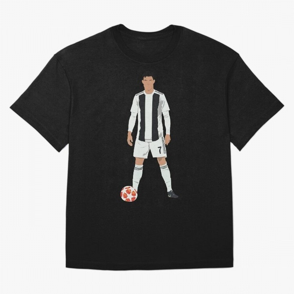 Ronaldo Stance Oversized T-Shirt Show Your Tournament Heart for FIFA World Cup 2026 USA Canada Mexico for Fans of Messi and Cristiano Ronaldo and Brazil, Portugal and Argentina, Bringing Football History, Final Match Energy, Crowd Noise and Once in