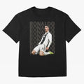 Cristiano Ronaldo | Portugal | Football | GOAT | Juventus Oversized T-Shirt Mark FIFA World Cup 2026 USA Canada Mexico Inspired by Messi, Neymar and Mbappe, Argentina, France and Brazil Energy, Supporter Pride, Iconic Celebrations, Legendary Names