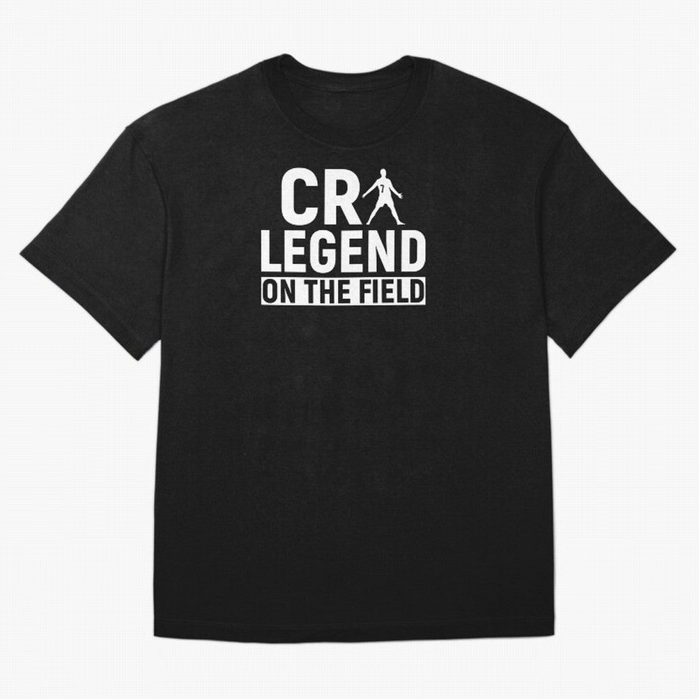 Cr7 Legend On The Field Oversized T-Shirt Show Up for the Glory of FIFA World Cup 2026 Group Stage for Fans of Neymar, Haaland and Cristiano Ronaldo and Brazil, Portugal and Argentina, Bringing Stadium Memories, Football Loyalty, International