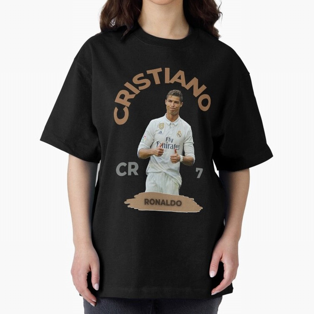 Essential Cristiano Ronaldo Siuuu Oversized T-Shirt Bring International Match Energy to FIFA World Cup 2026 USA Canada Mexico Spirit, Built around England, Cristiano Ronaldo, Worldwide Fan Energy, Dramatic Goals, Stadium Lights and Championship
