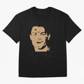 Portugal Football Captain Cristiano Ronaldo Vector Illustration Oversized T-Shirt Capture FIFA World Cup 2026 Group Stage Spirit, Celebrating Netherlands, Messi, Sports Nostalgia, International Competition, Famous Players and Unforgettable