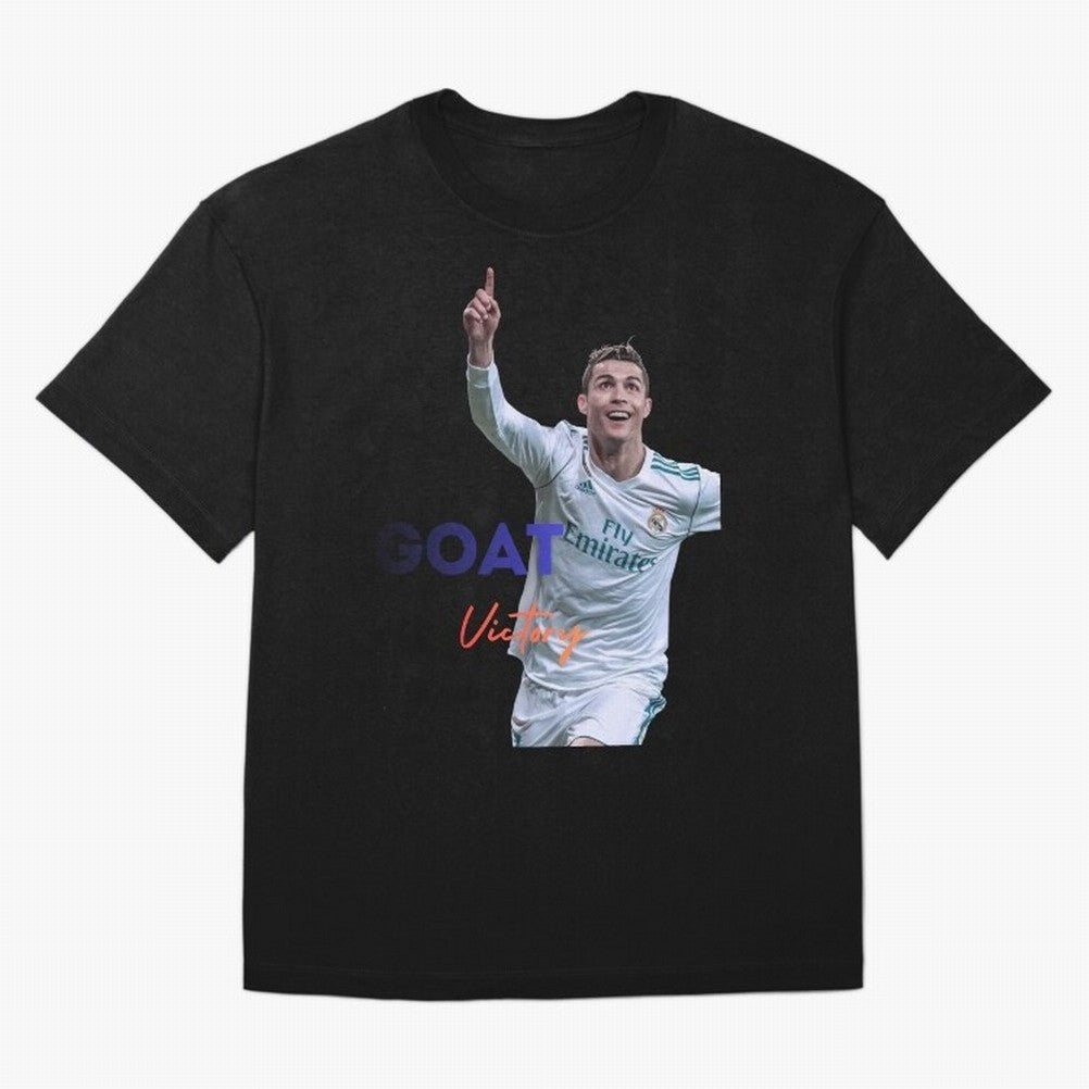 Goat CR7 MIndset Oversized T-Shirt Keep the Legacy of FIFA World Cup 2026 for Fans of Messi, Neymar and Mbappe and England and Germany, Bringing Fan Favorite Moments, National Team Passion, Big Match Drama and Soccer History; Great for Watch