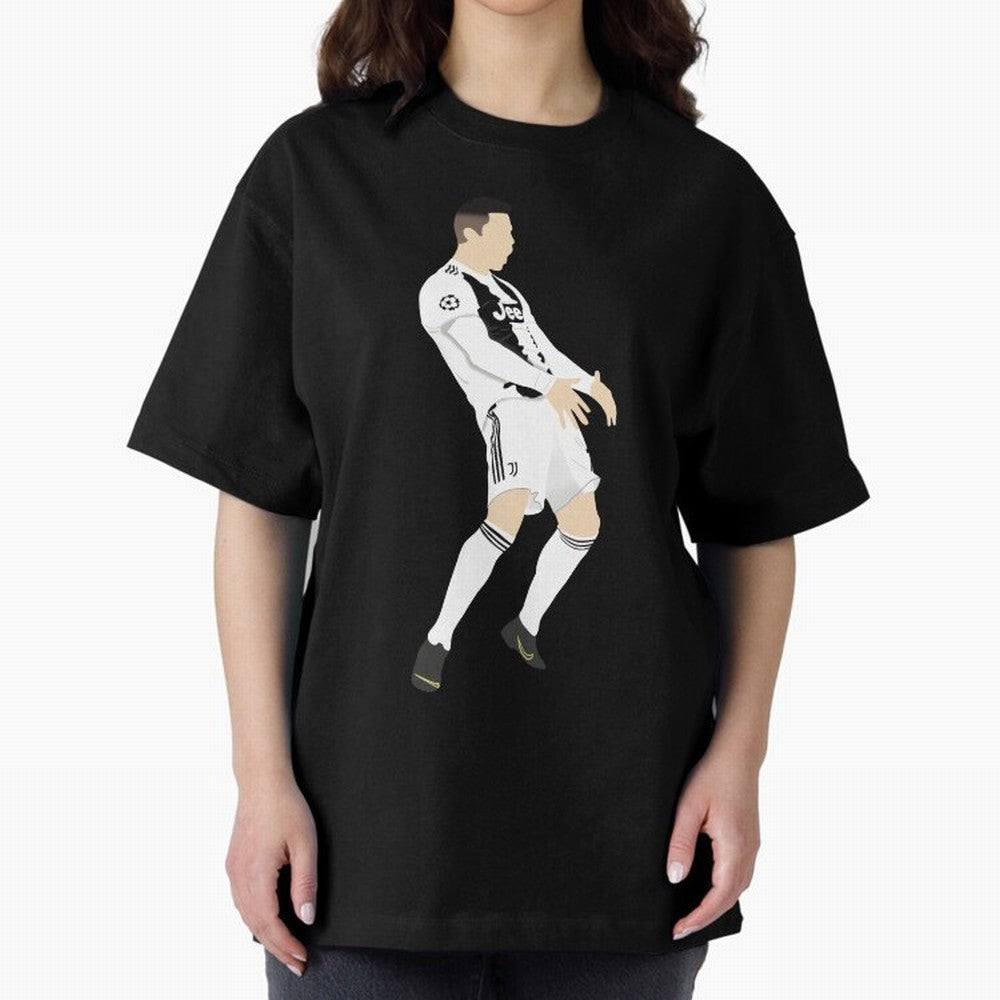 Cristiano Ronaldo Vs Atltico Oversized T-Shirt Enjoy the Biggest Football Party of Global Football Passion for FIFA World Cup 2026 Group Stage, Centered on Messi and Cristiano Ronaldo, England, Match Day Excitement, Supporter Culture, Golden Goals
