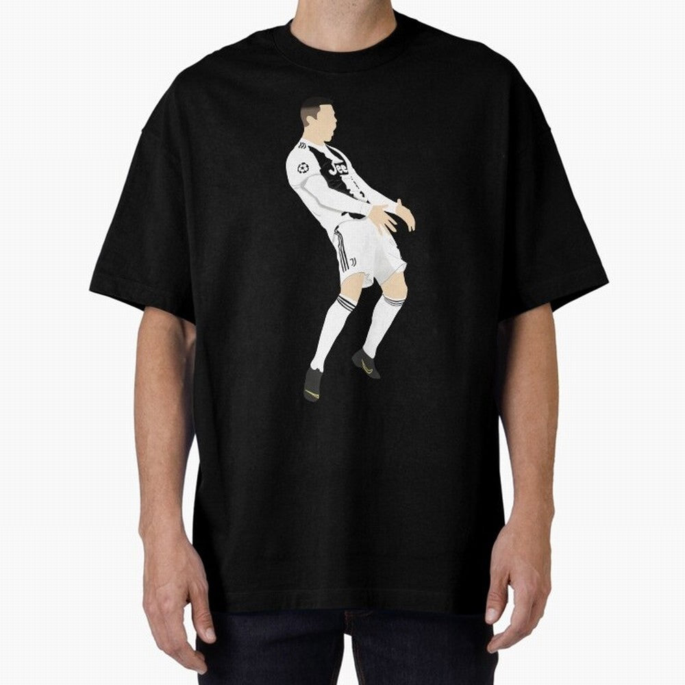 Cristiano Ronaldo Vs Atltico Oversized T-Shirt Enjoy the Biggest Football Party of Global Football Passion for FIFA World Cup 2026 Group Stage, Centered on Messi and Cristiano Ronaldo, England, Match Day Excitement, Supporter Culture, Golden Goals