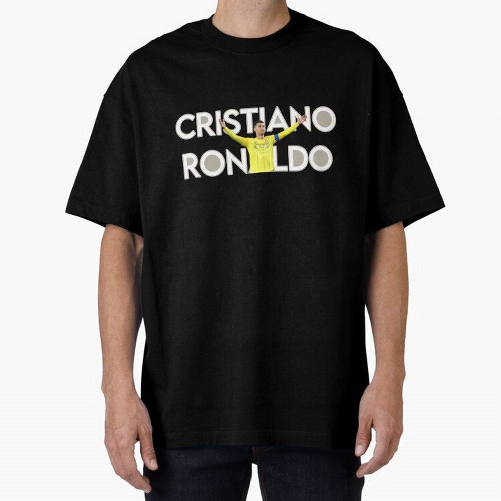 Cristiano Ronaldo Oversized T-Shirt Relive the FIFA World Cup 2026 Group Stage Journey through Messi and Cristiano Ronaldo Highlights, Spain Pride, Game Day Rituals, Football Legends, Country Pride and the Road to the Final; Perfect for Fans,