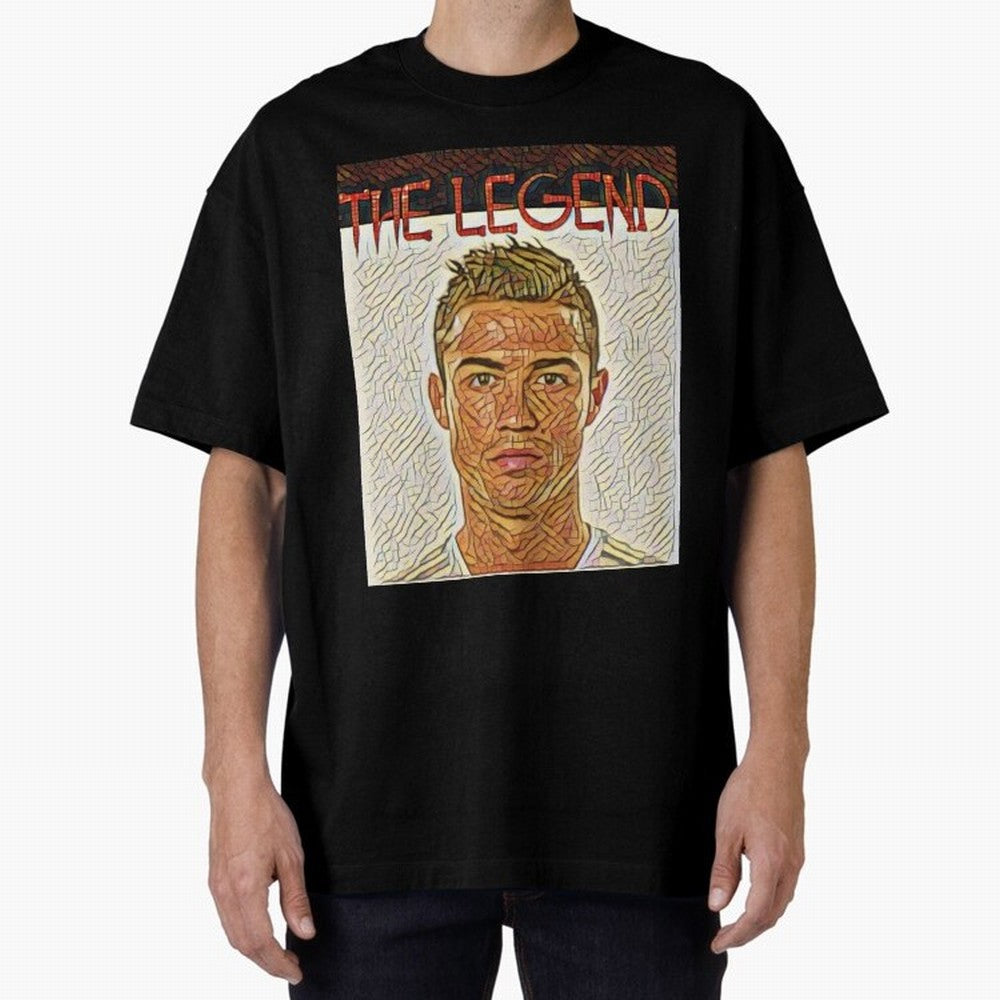 Cristiano Ronaldo Oversized T-Shirt Support Global Football Passion for FIFA World Cup 2026, Featuring Cristiano Ronaldo, Spain and Netherlands, Soccer Culture, Superstar Moments, National Team Dreams and Competitive Fire; Perfect for Fans,