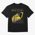 Cristiano Ronaldo Its Yellow Oversized T-Shirt Relive Legendary Nights from FIFA World Cup 2026 Spirit, Driven by Germany, Mbappe, Championship Spirit, Famous Goals, Roaring Crowds and International Football Unity; Great for Supporters Who Love