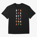Badly Drawn Footballers Oversized T-Shirt Join the Countdown to the FIFA World Cup 2026 Journey through Haaland and Mbappe Highlights, Spain Pride, Supporter Pride, Iconic Celebrations, Legendary Names and Global Match Day Energy; Created for Match